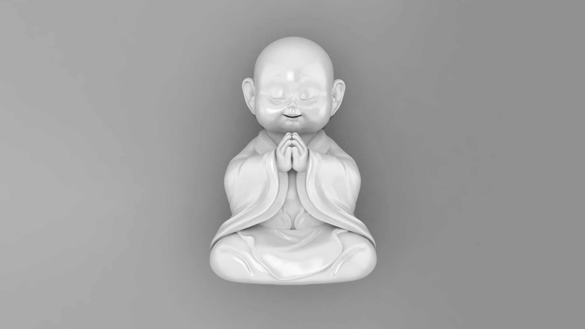 Baby Budha B11 3D print model_1