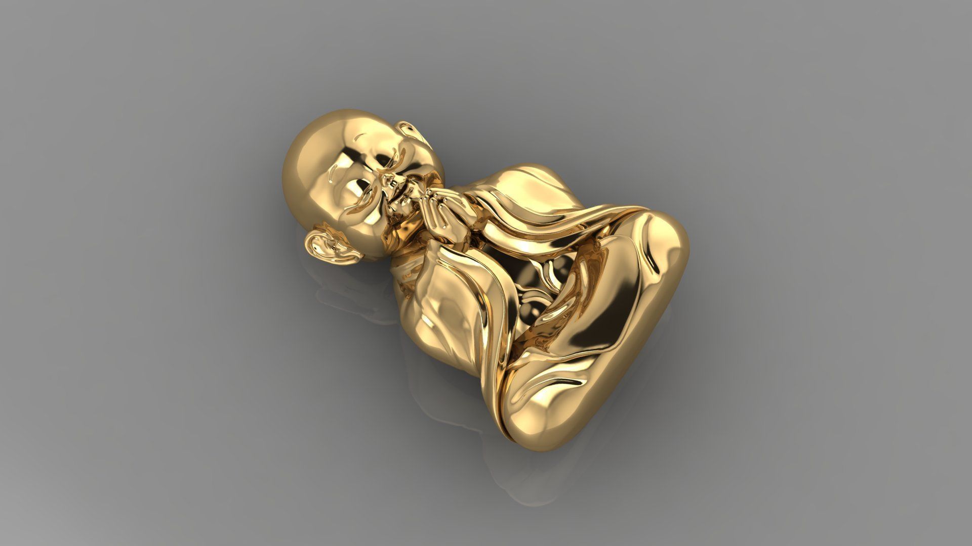 Baby Budha B11 3D print model_4