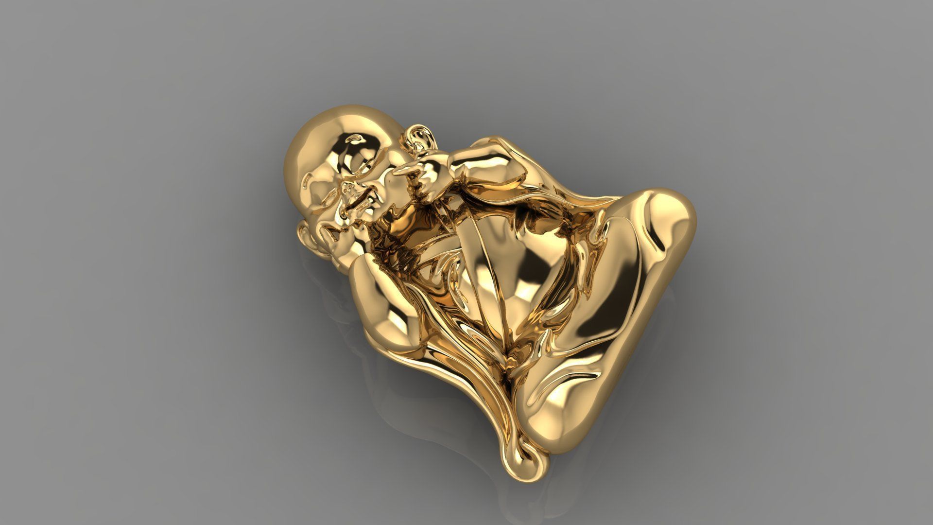 Baby Budha B13 3D print model_4