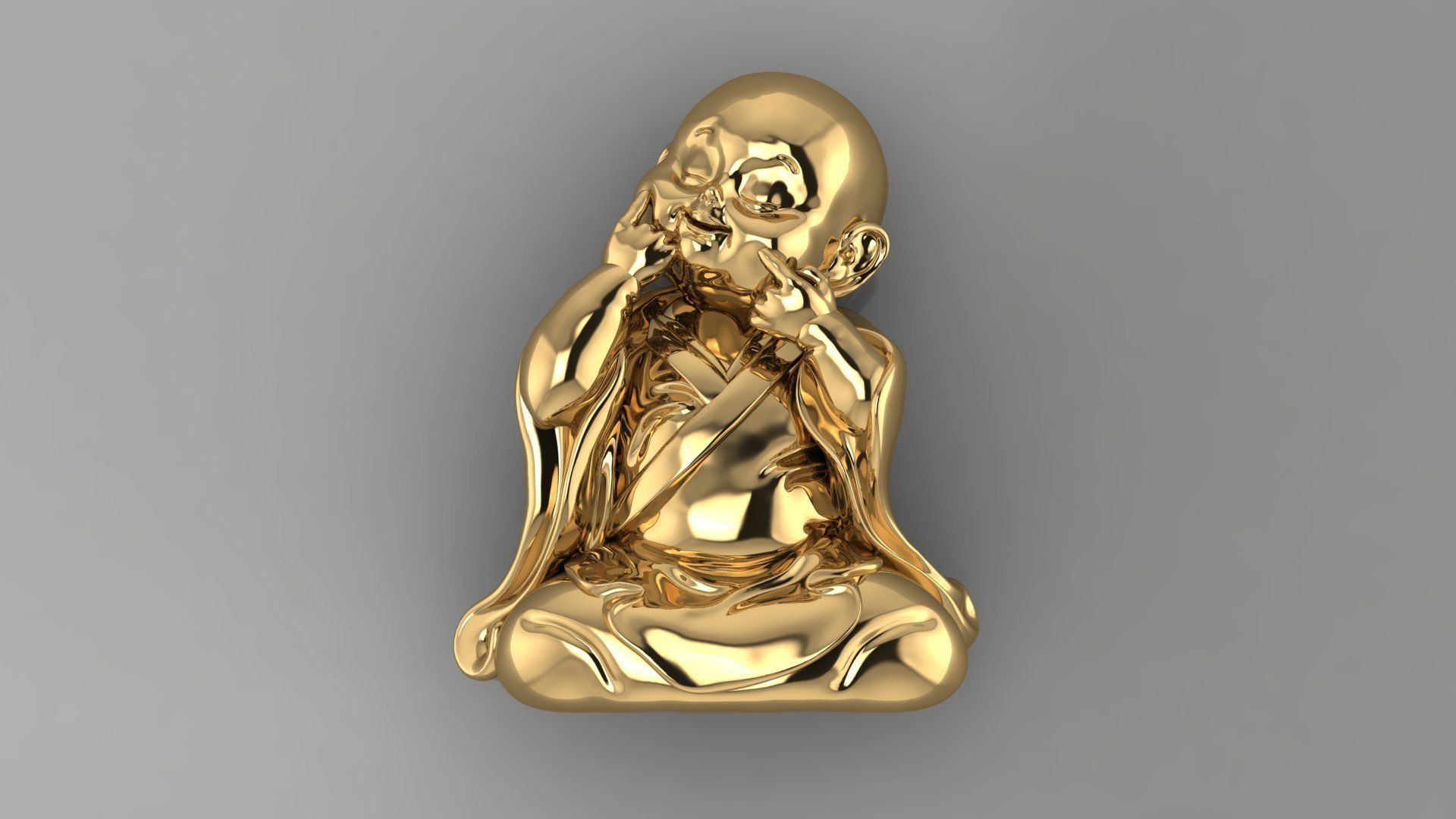 Baby Budha B13 3D print model_1