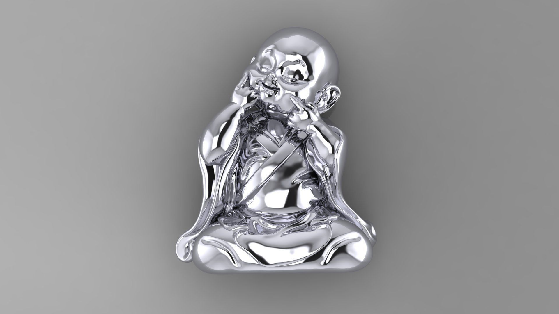 Baby Budha B13 3D print model_5