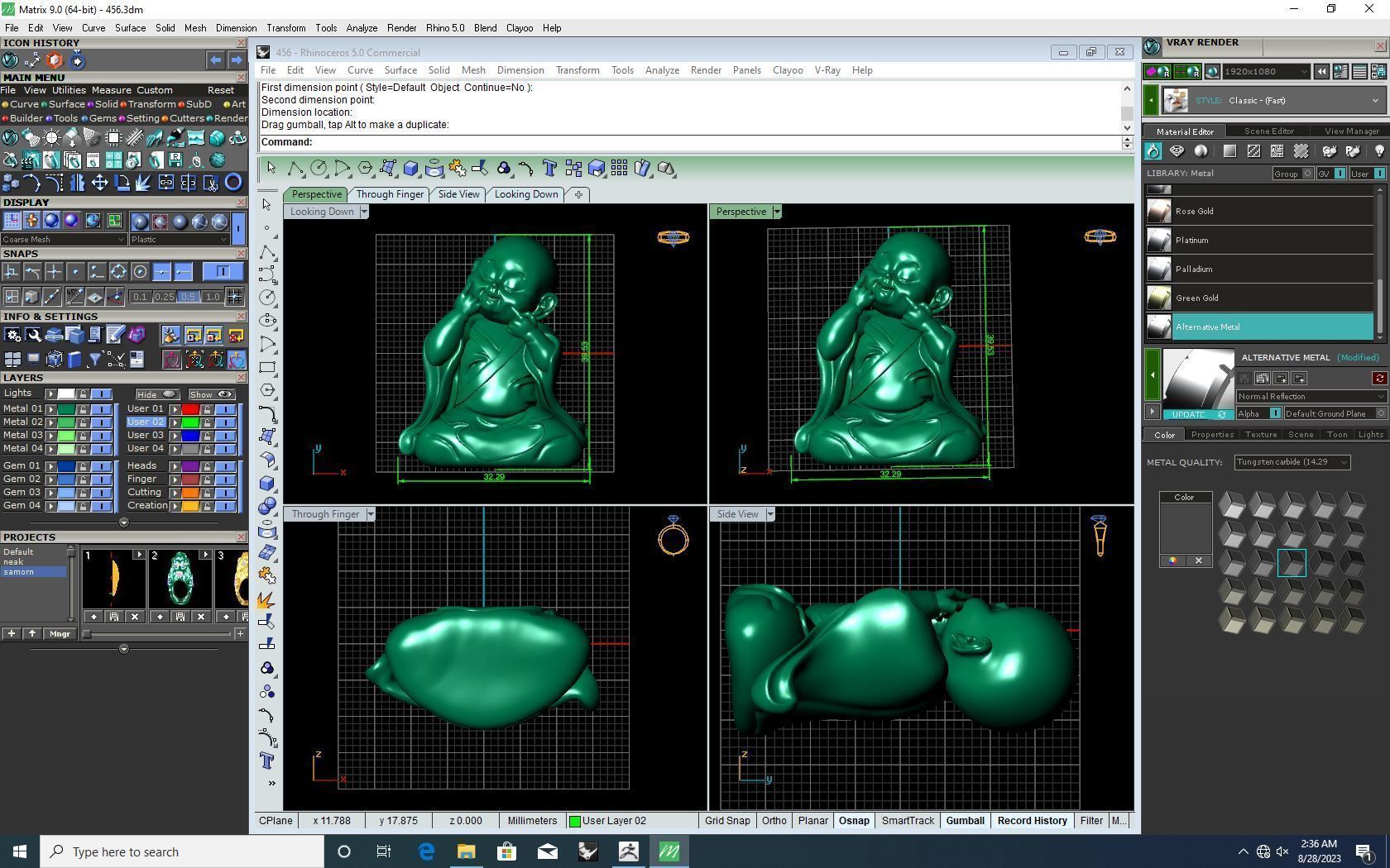 Baby Budha B13 3D print model_7