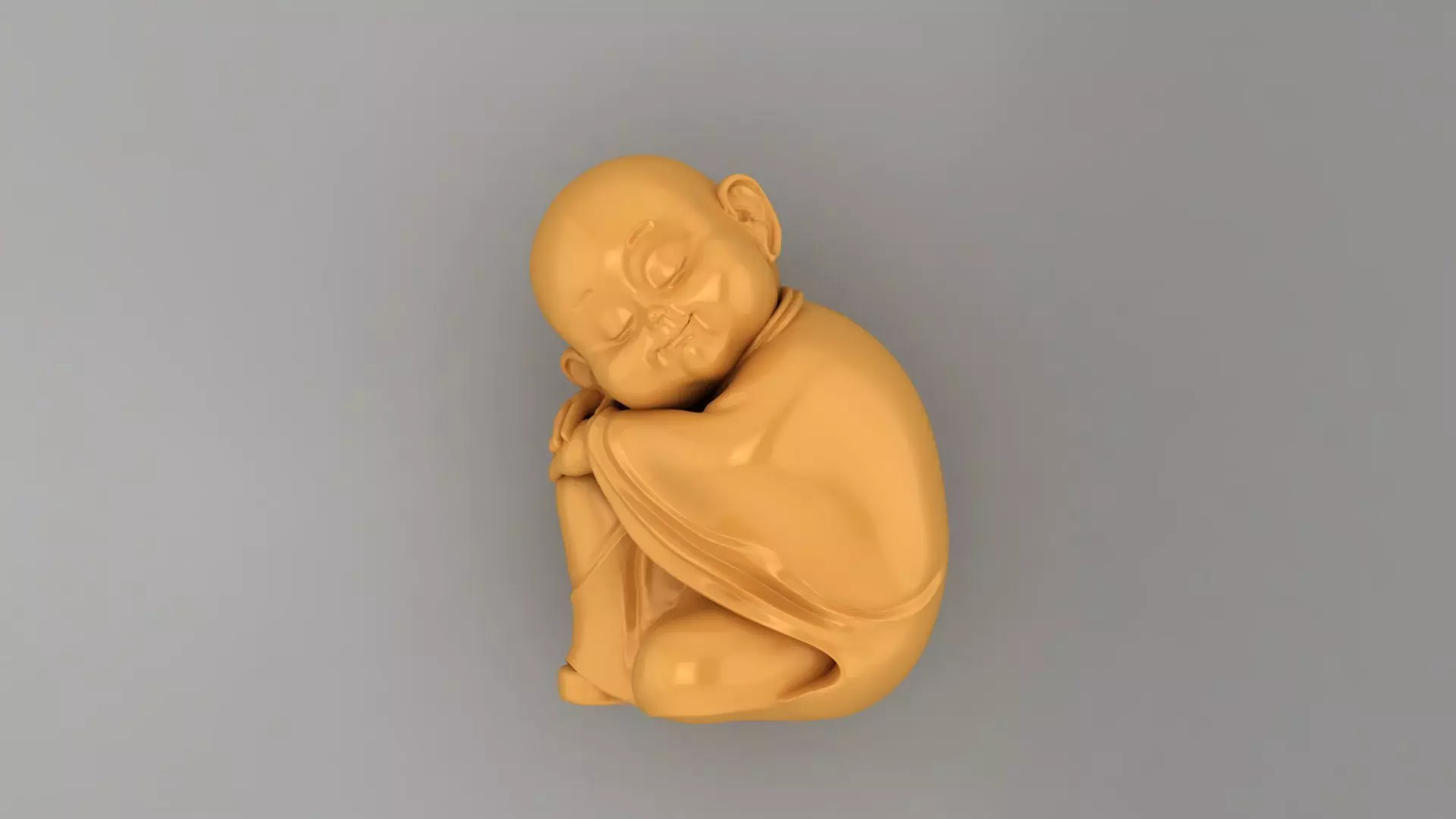 Baby Budha B16 3D print model_0