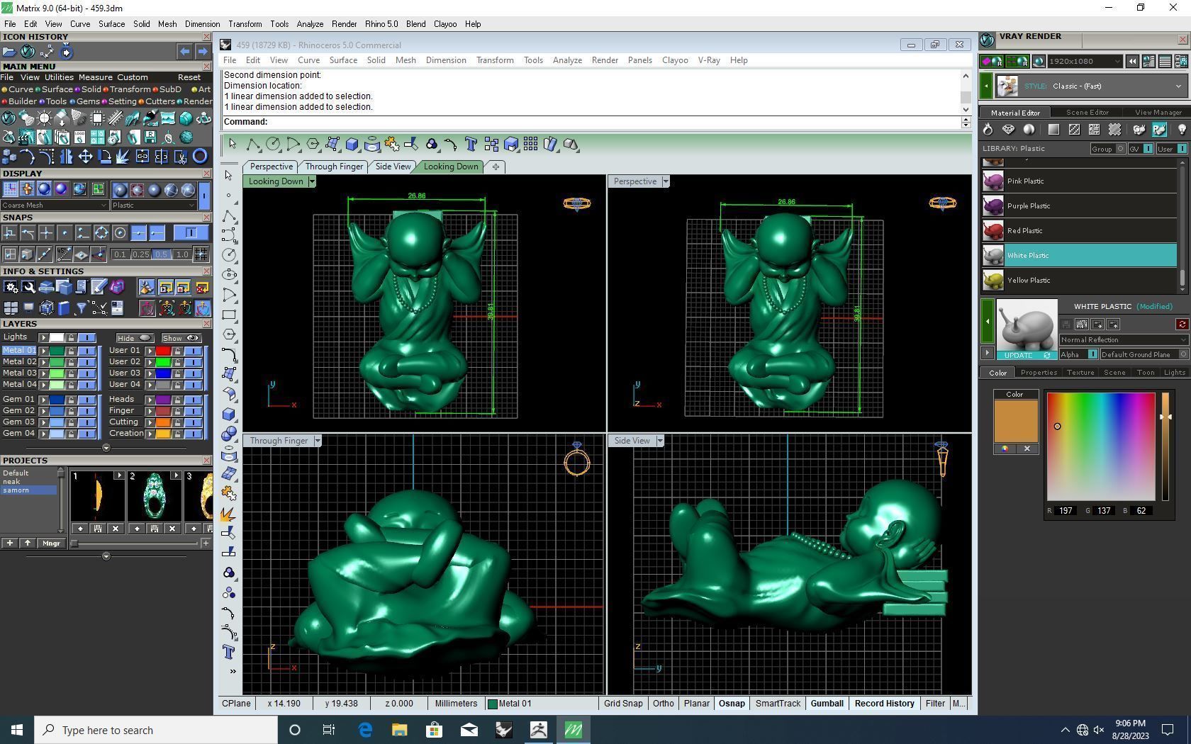 Baby Budha B17 3D print model_2