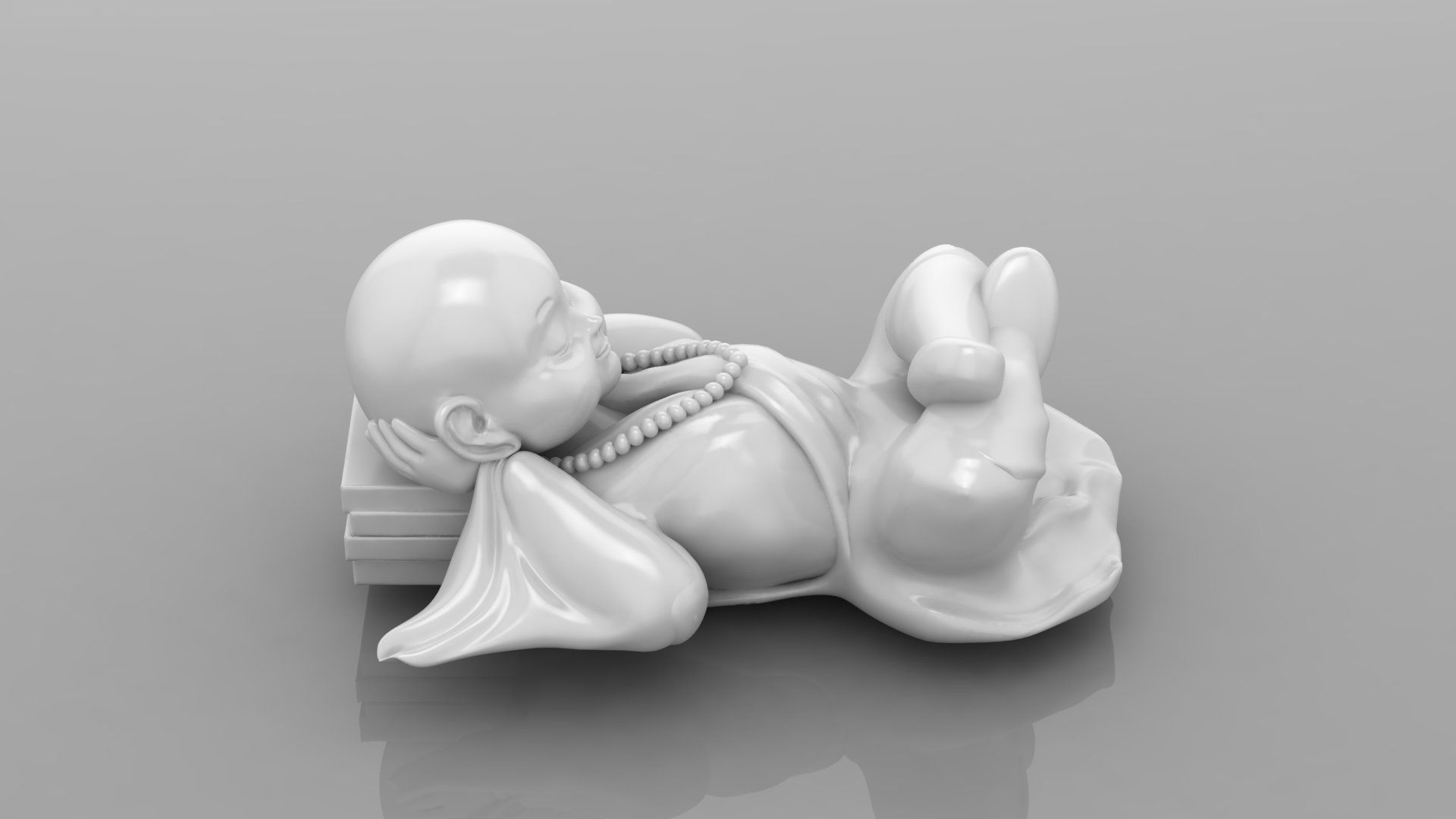 Baby Budha B17 3D print model_1