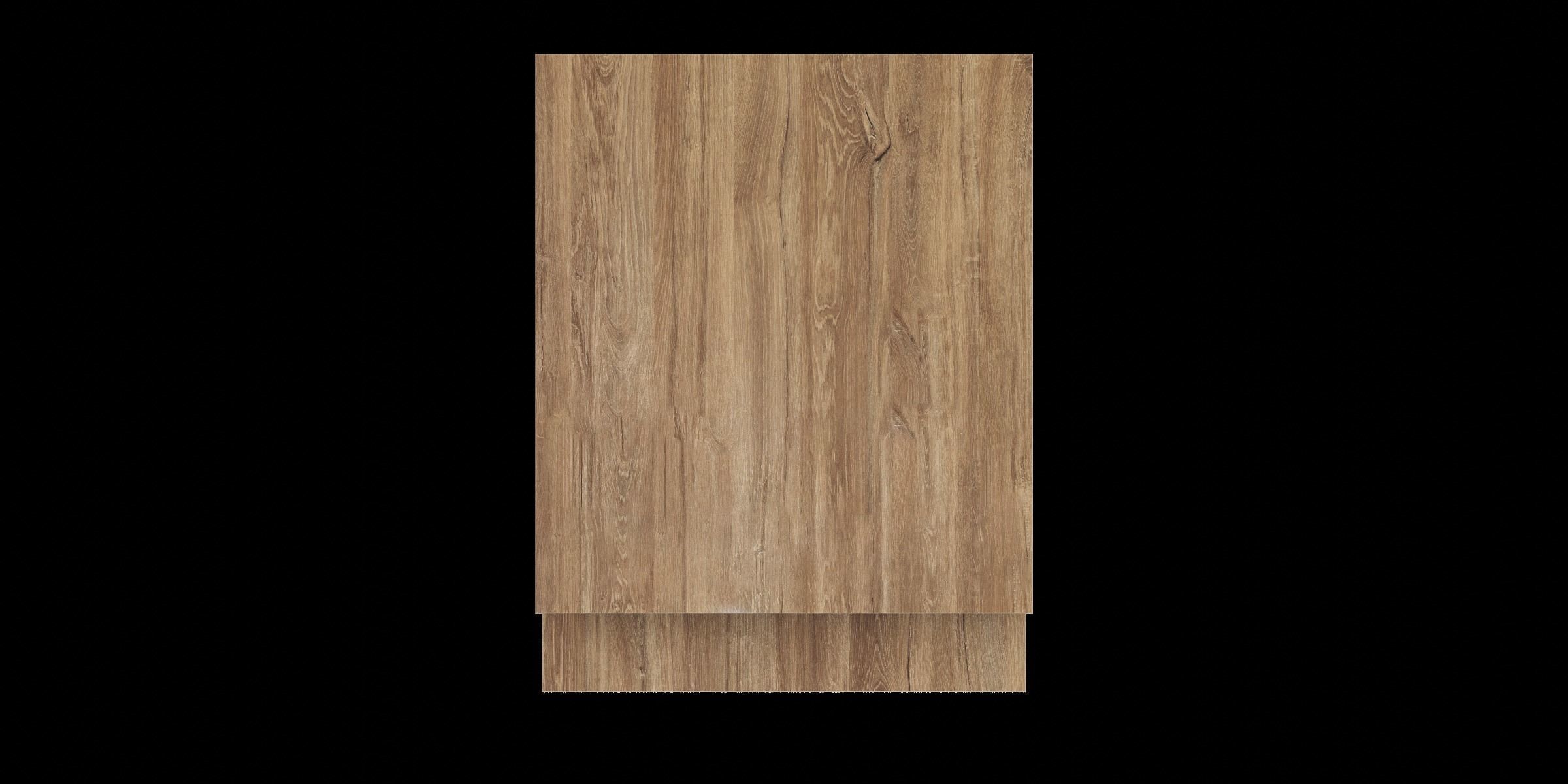 Oak Effect Nest Of Storage Tables Low-poly 3D model_2