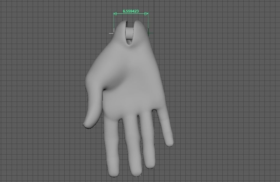 BJD doll ball joint doll Cullen hand 3D print model_11