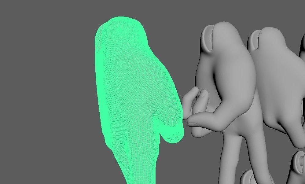 BJD doll ball joint doll Cullen hand 3D print model_9