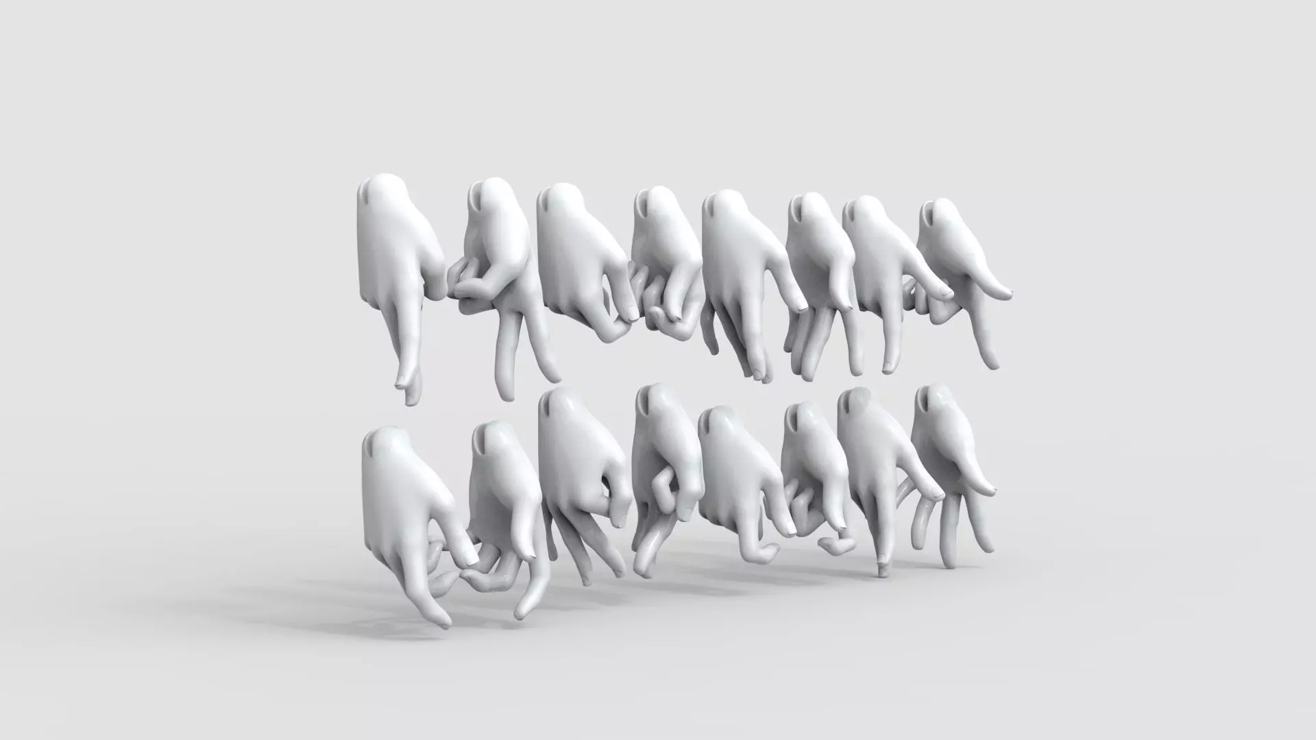 BJD doll ball joint doll Cullen hand 3D print model_0