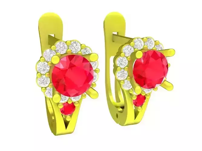 6103 Fashion Korean Diamond Earrings
