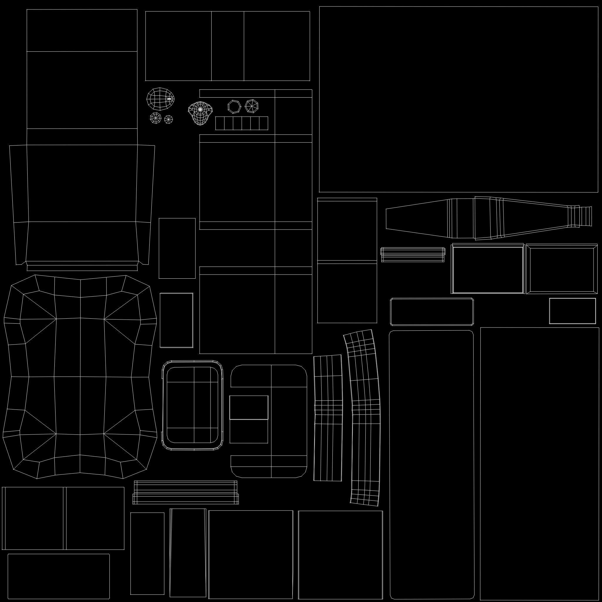 Colposcope camera and monitor Low-poly 3D model_10