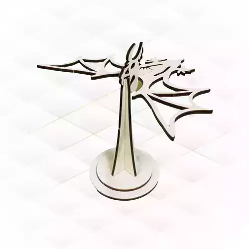 Halloween Gift card laser cut svg dxf design