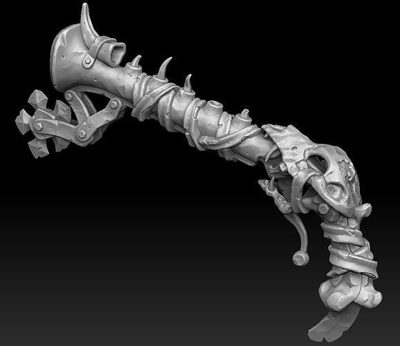 Desert musket 3d print 3D print model