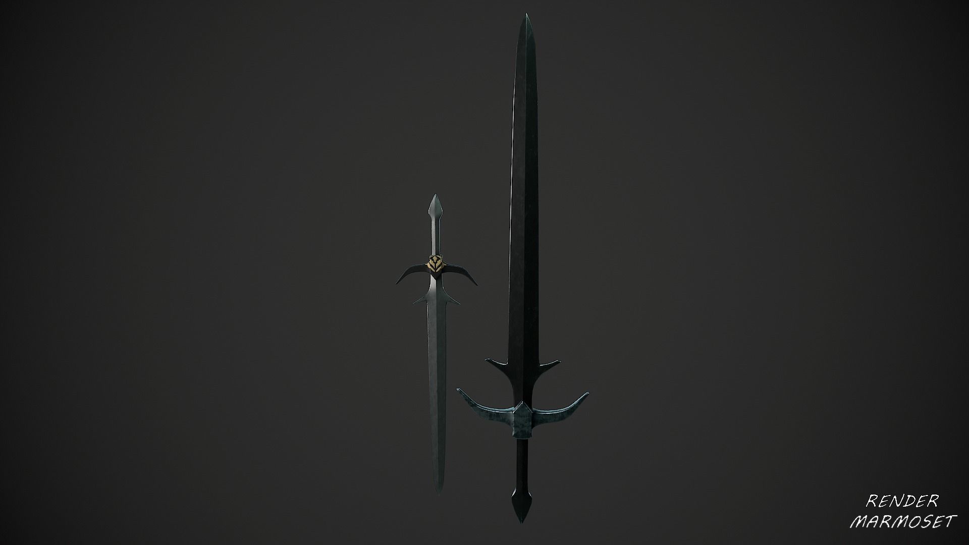 Warrior Girl - Game Ready Low-poly 3D model Low-poly 3D model_8