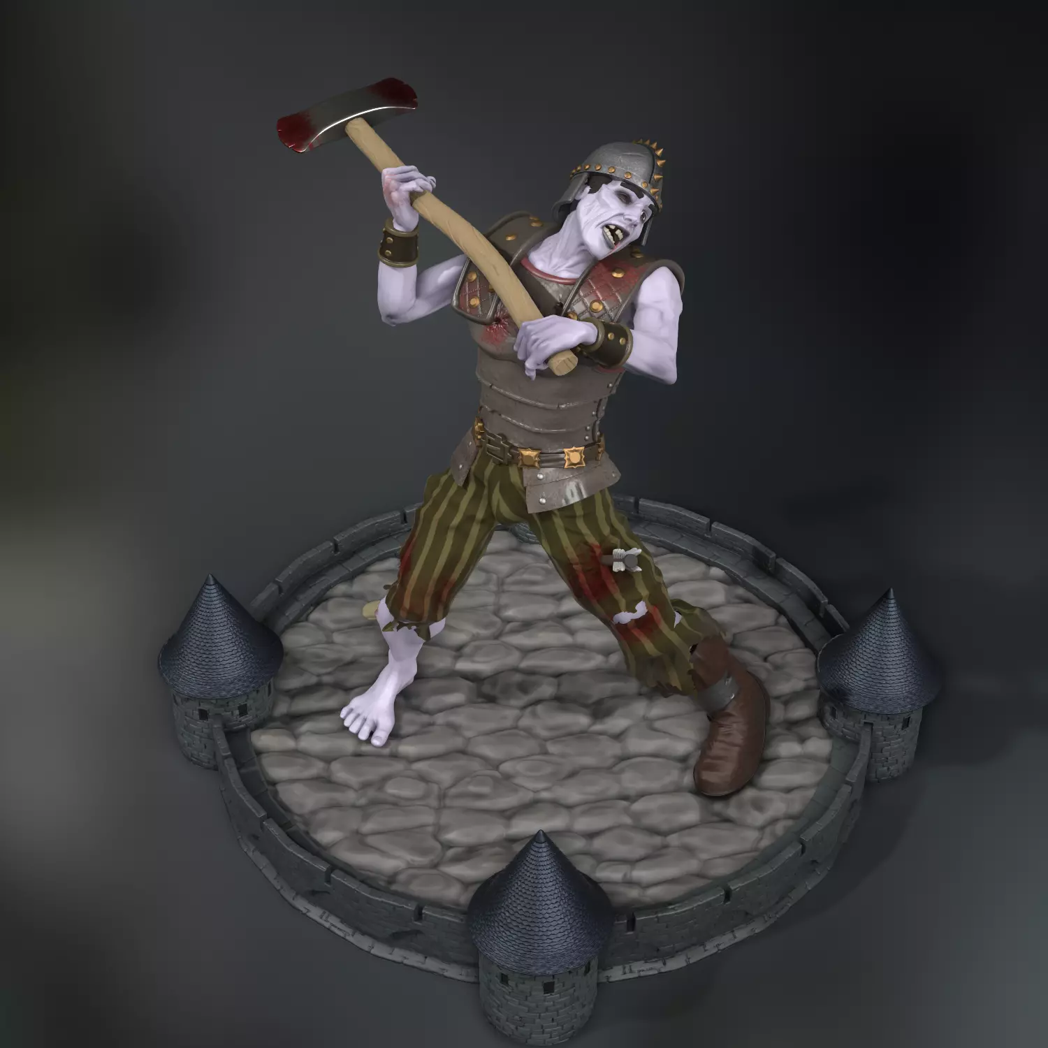 Heroes 3 Zombie from Necropolis for 3d Printing 3D print model