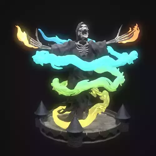 Heroes 3 Wraith from Necropolis for 3d Printing  3D print model