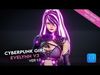 Evelynn V3 - Scifi Cyberpunk Character Low-poly 3D model_1