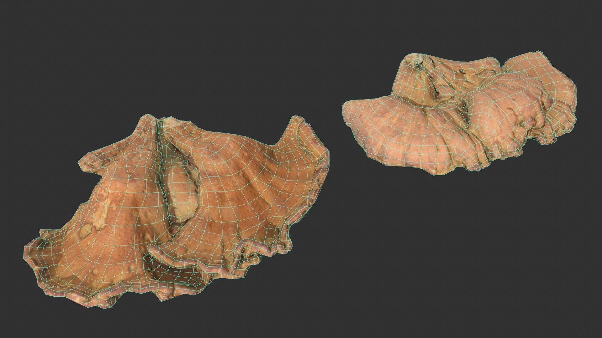 Chicken of the Woods - Laetiporus sulphureus Low-poly 3D model_17