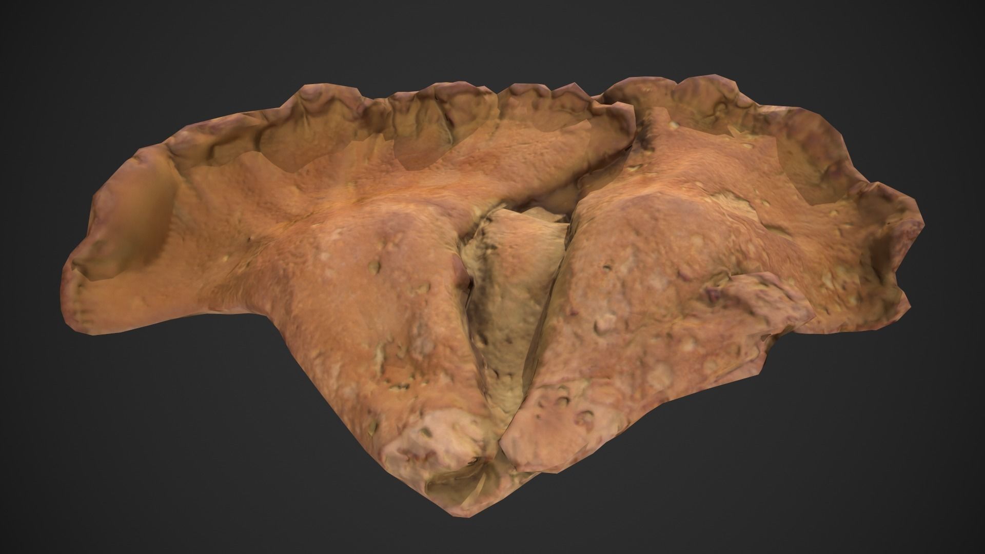 Chicken of the Woods - Laetiporus sulphureus Low-poly 3D model_10