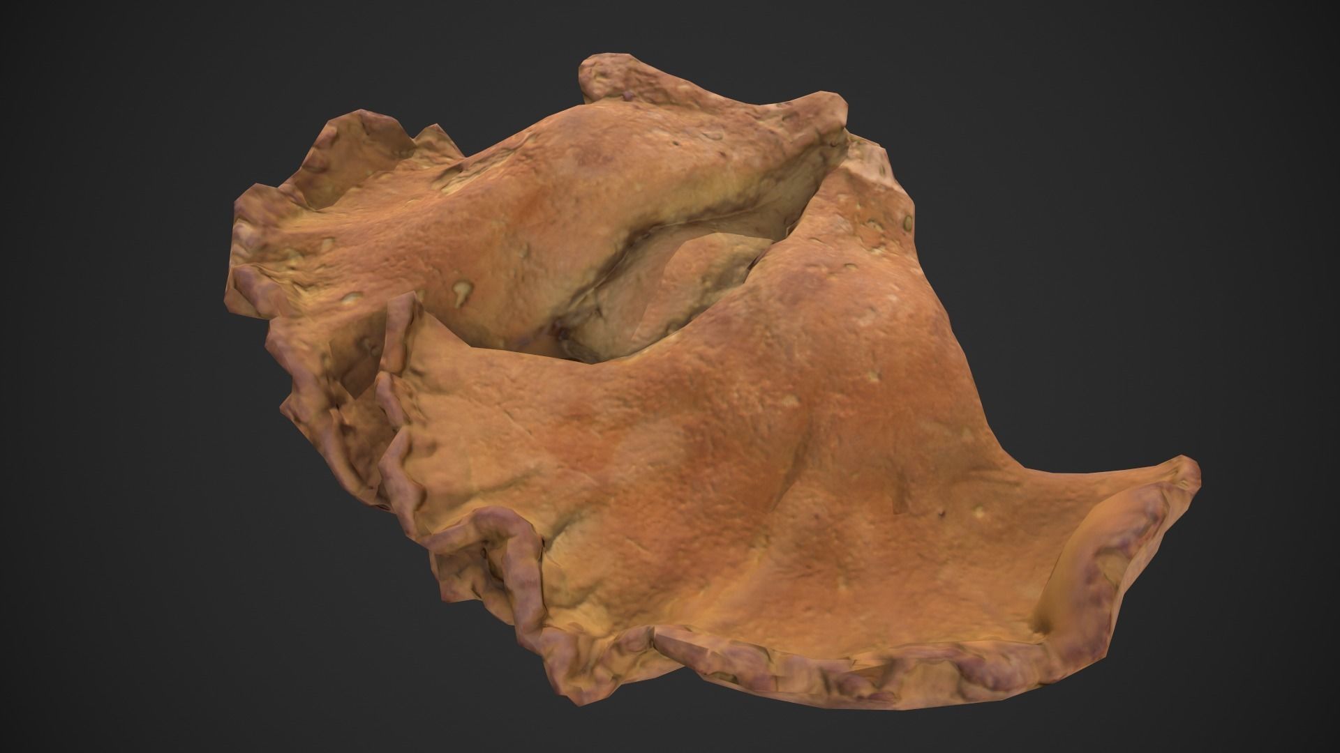 Chicken of the Woods - Laetiporus sulphureus Low-poly 3D model_2