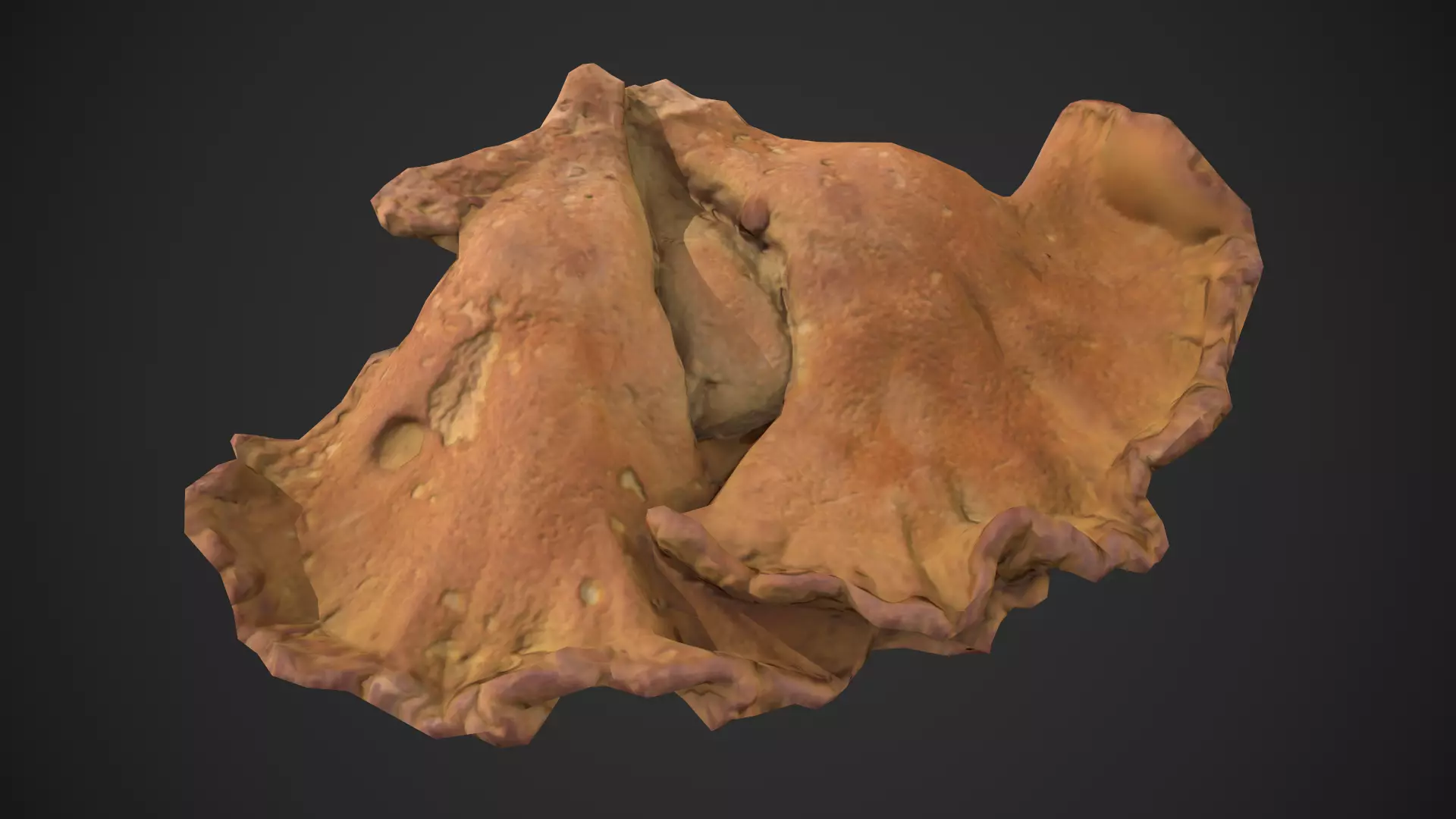 Chicken of the Woods - Laetiporus sulphureus Low-poly 3D model_0