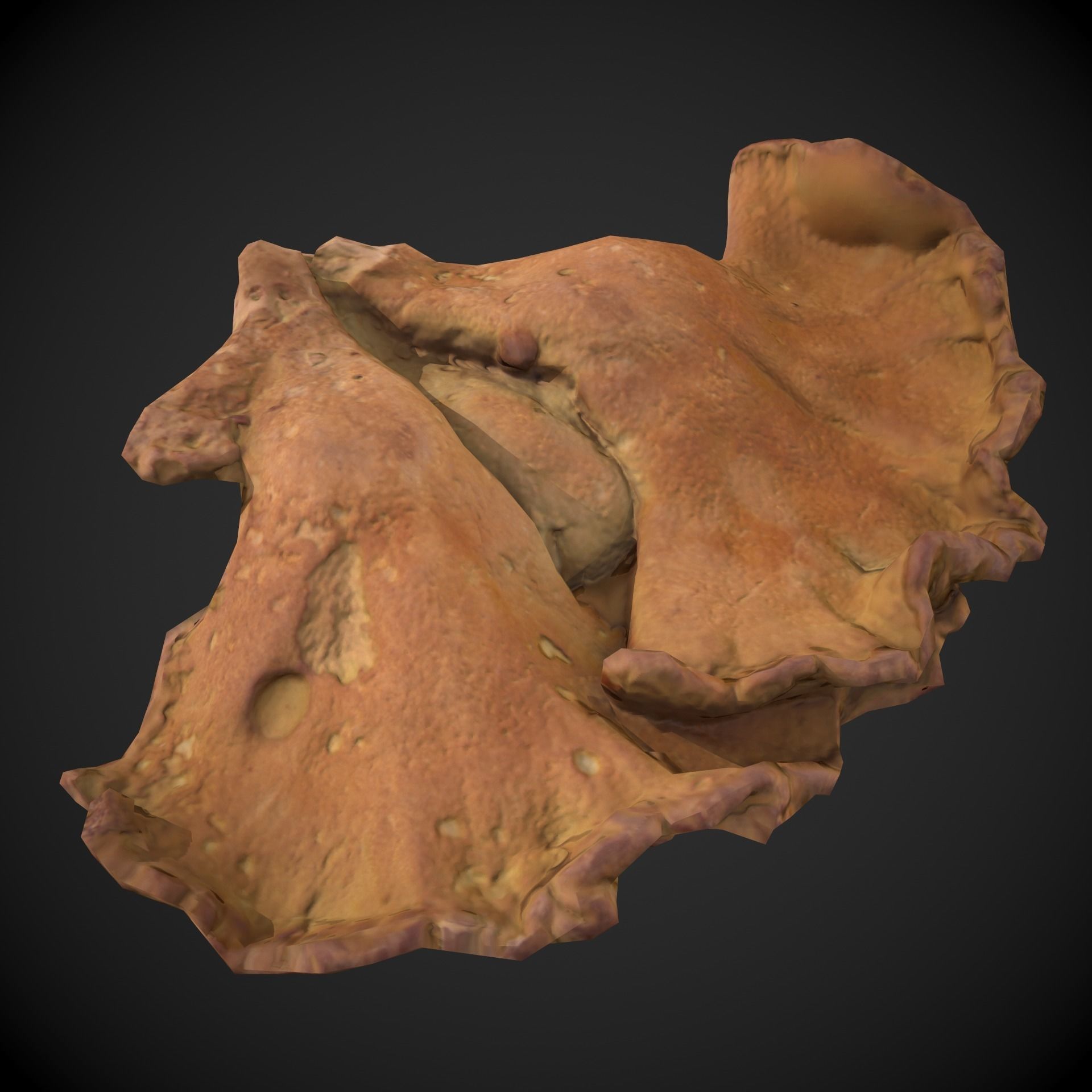 Chicken of the Woods - Laetiporus sulphureus Low-poly 3D model_18