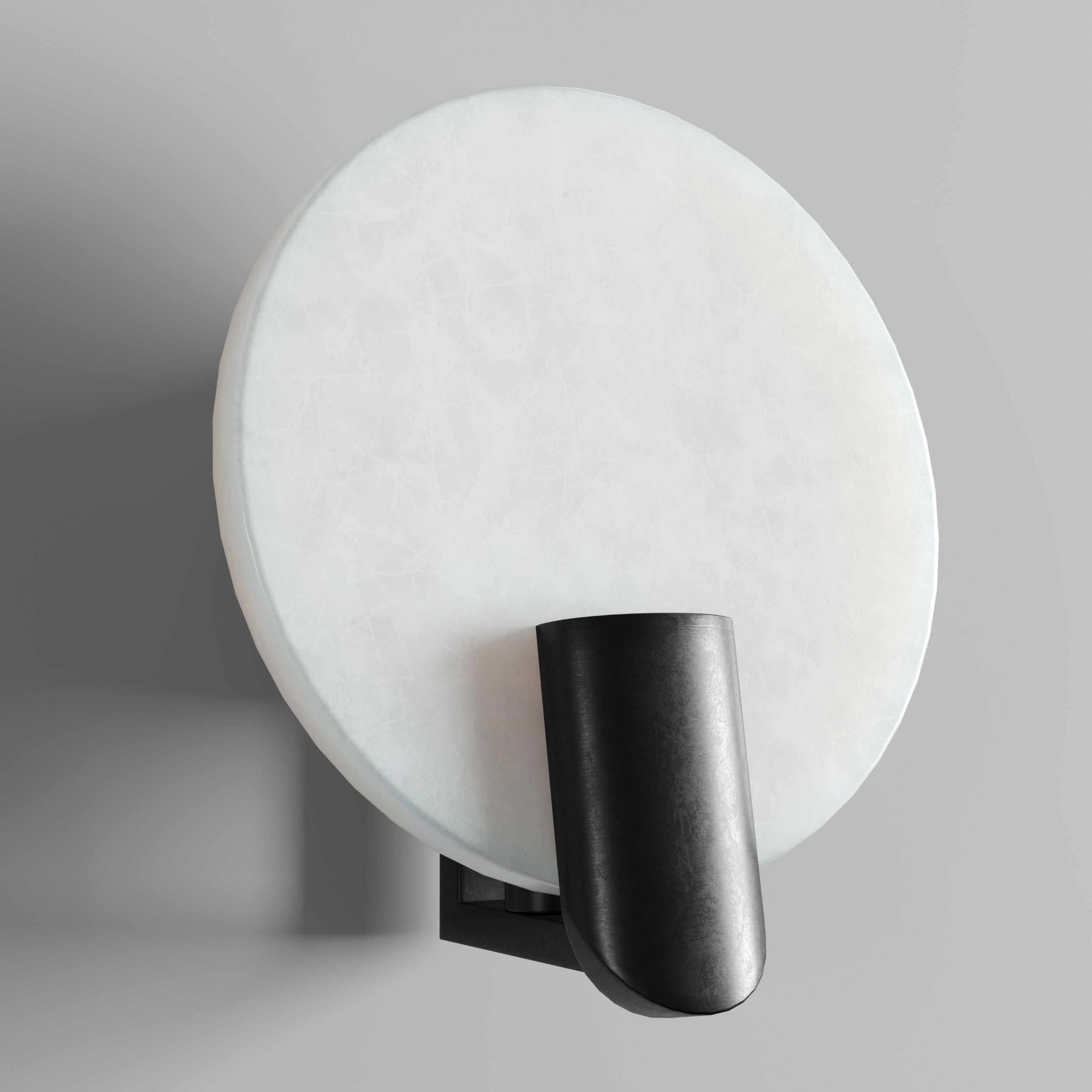 HALETTE SCONCE Low-poly 3D model_1