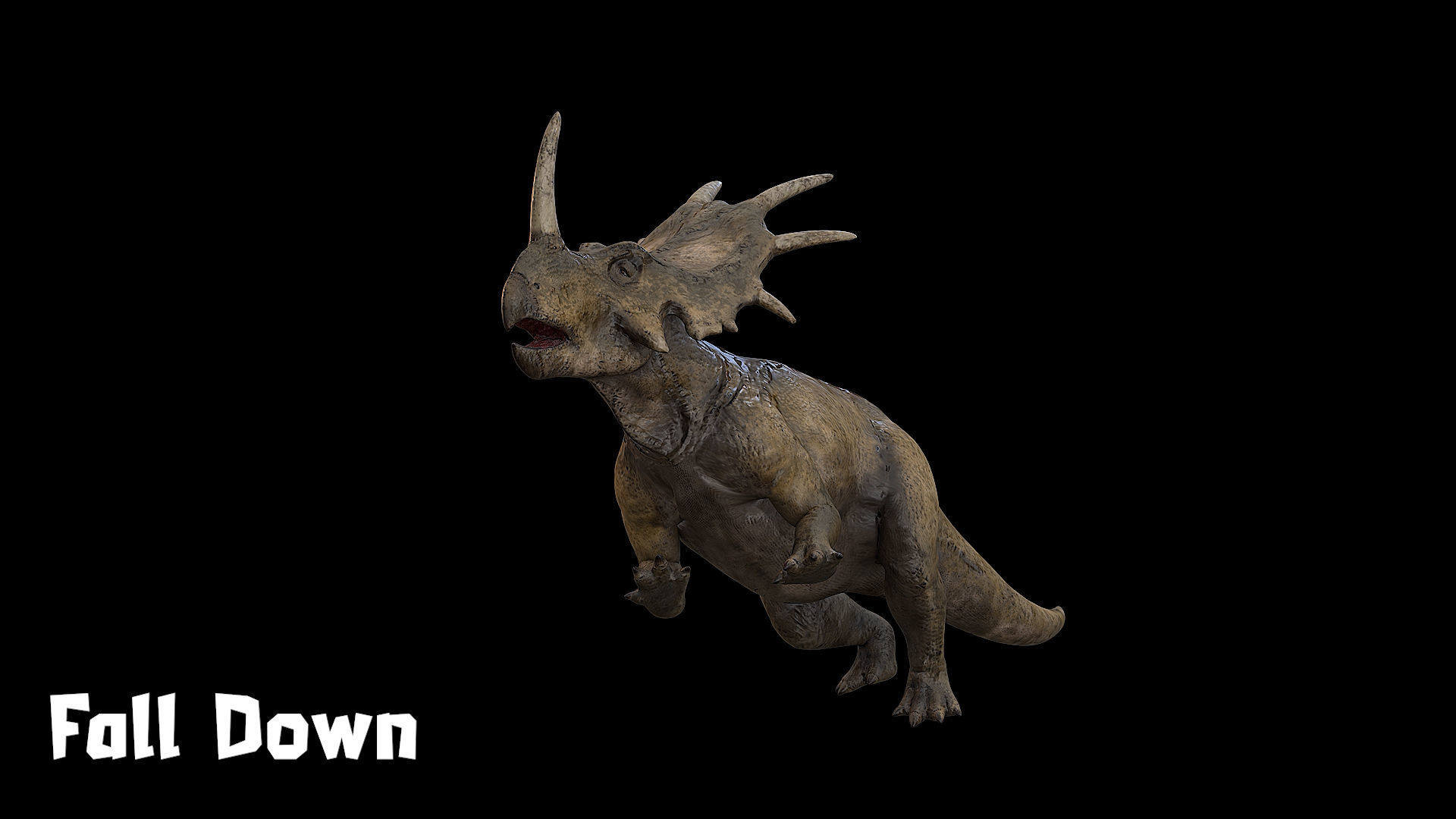 Styracosaurus - Styraco Dinosaur Low-poly 3D model_23