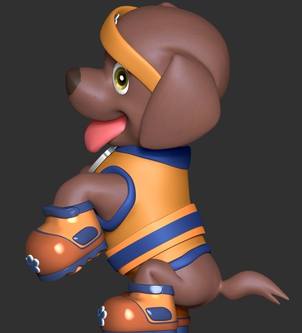 Zuma Sports Uniform - Paw Patrol 3D print model_8