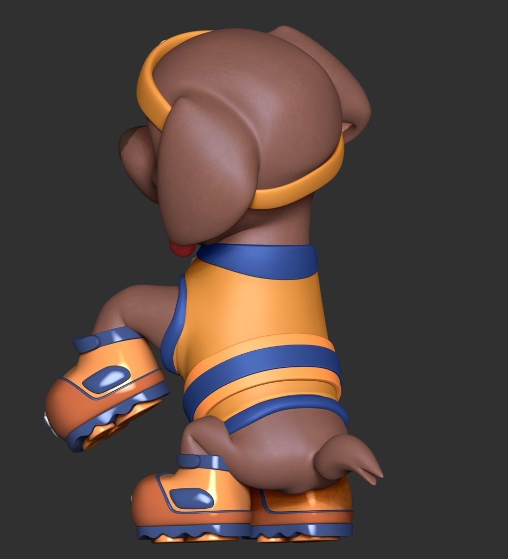 Zuma Sports Uniform - Paw Patrol 3D print model_7