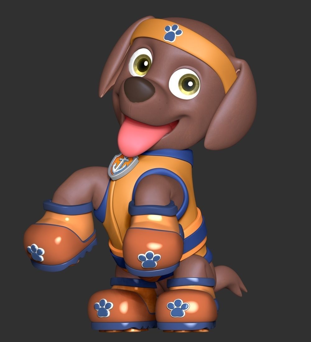 Zuma Sports Uniform - Paw Patrol 3D print model_1