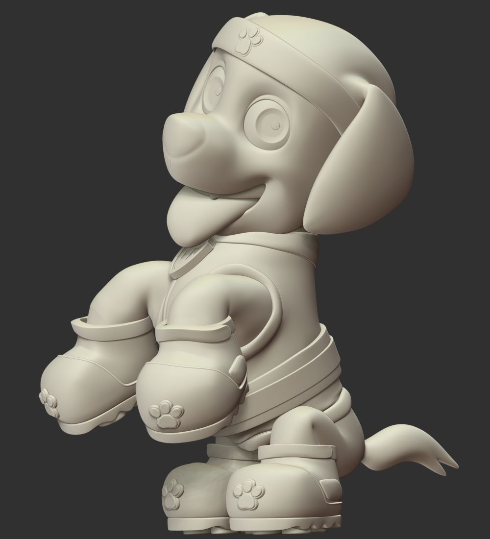 Zuma Sports Uniform - Paw Patrol 3D print model_10