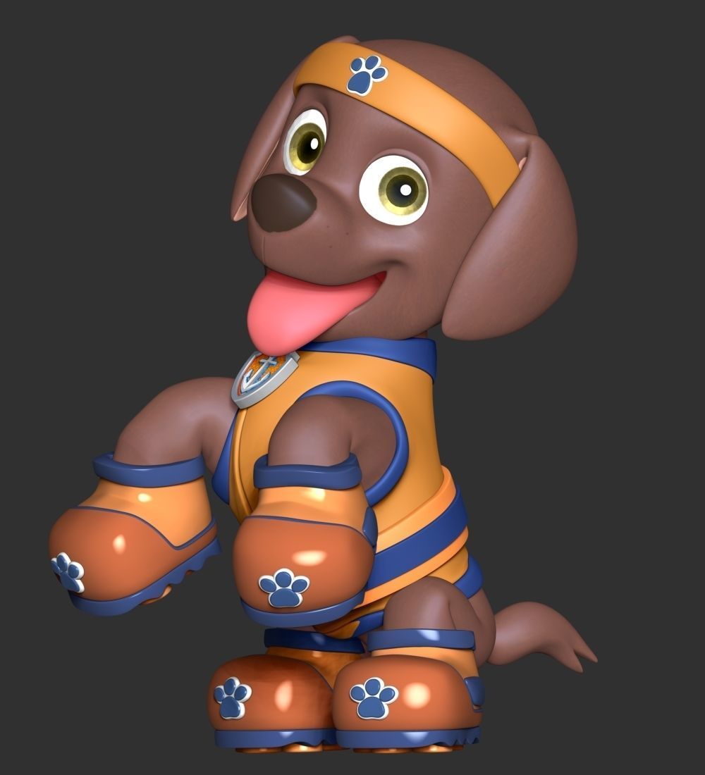Zuma Sports Uniform - Paw Patrol 3D print model_6