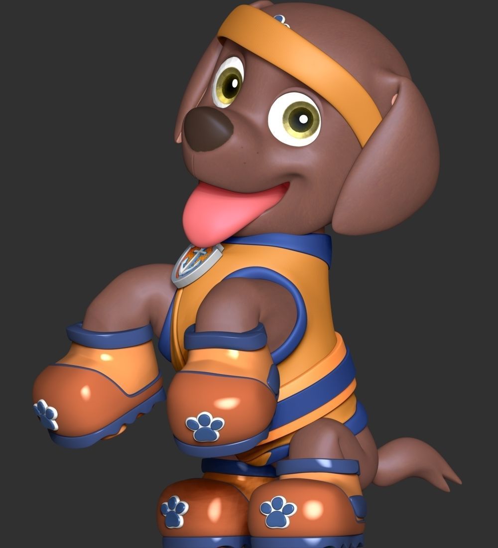 Zuma Sports Uniform - Paw Patrol 3D print model_2