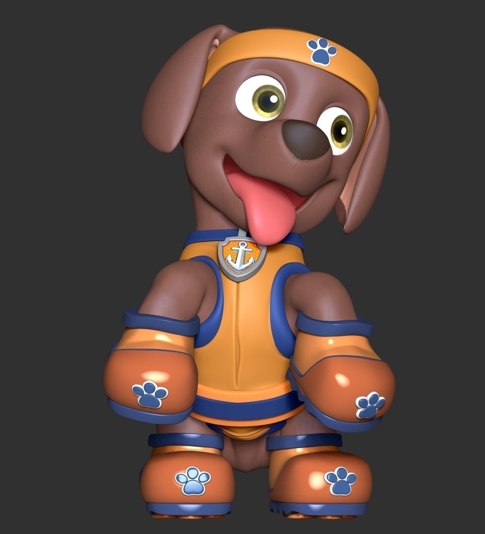 Zuma Sports Uniform - Paw Patrol 3D print model_5