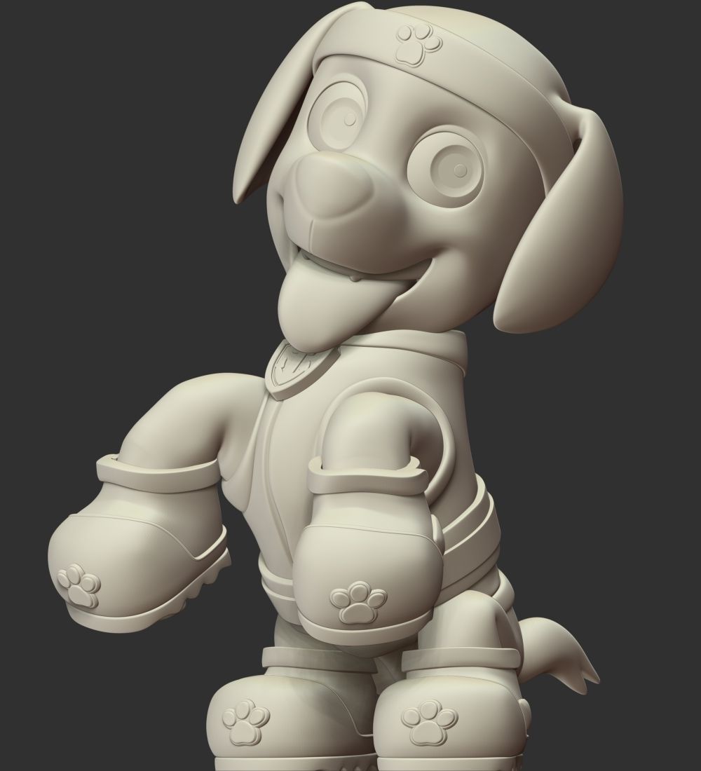 Zuma Sports Uniform - Paw Patrol 3D print model_3