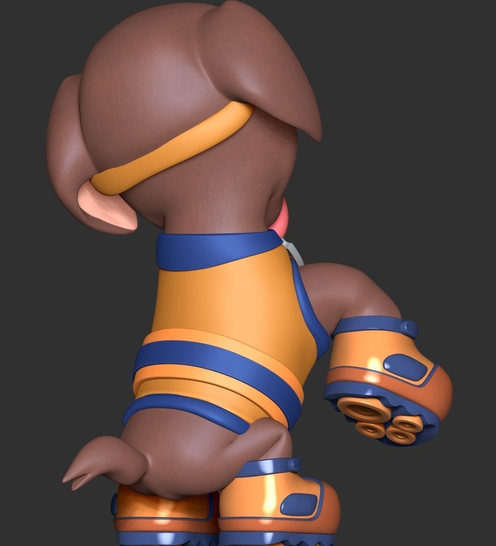 Zuma Sports Uniform - Paw Patrol 3D print model_9