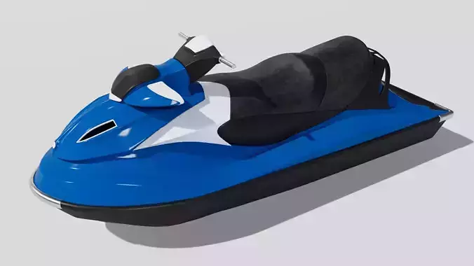 JetSki 01 Maya Arnold 3D model