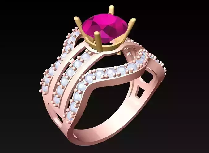 Diamond Ring - Womens Rings - SN450