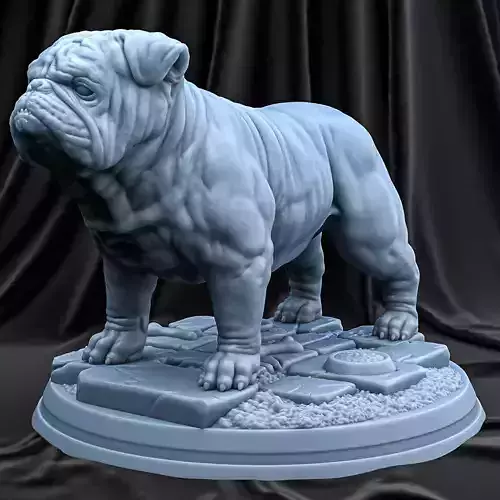 Bulldog 3D print model