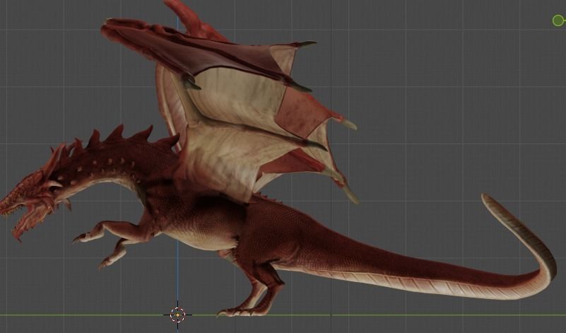 red gragon 3D model_3