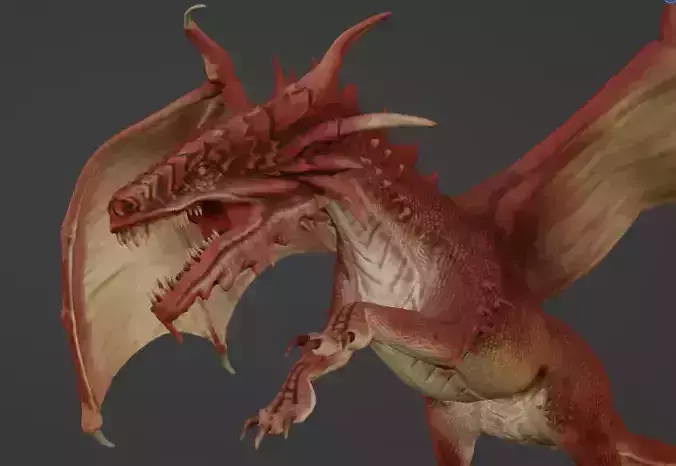 red gragon 3D model