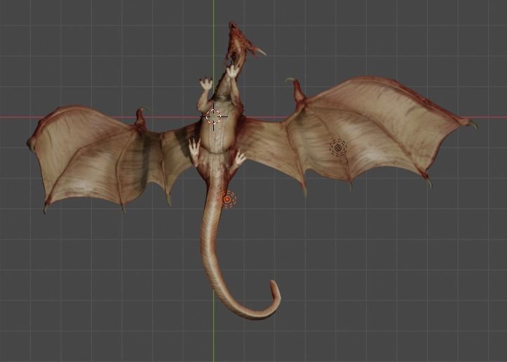 red gragon 3D model_6