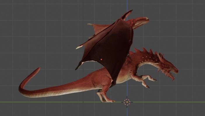 red gragon 3D model_7