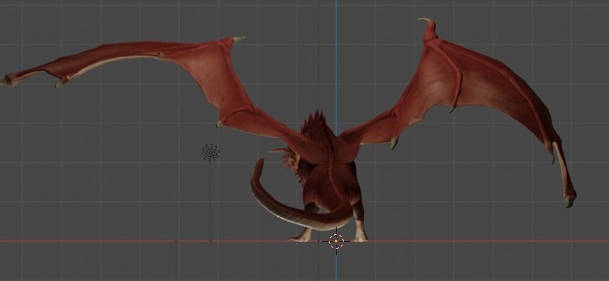 red gragon 3D model_4