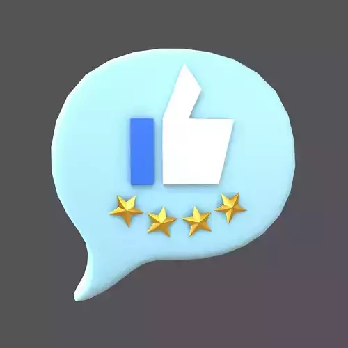 Rating Four Star Bubble Icon V2 007