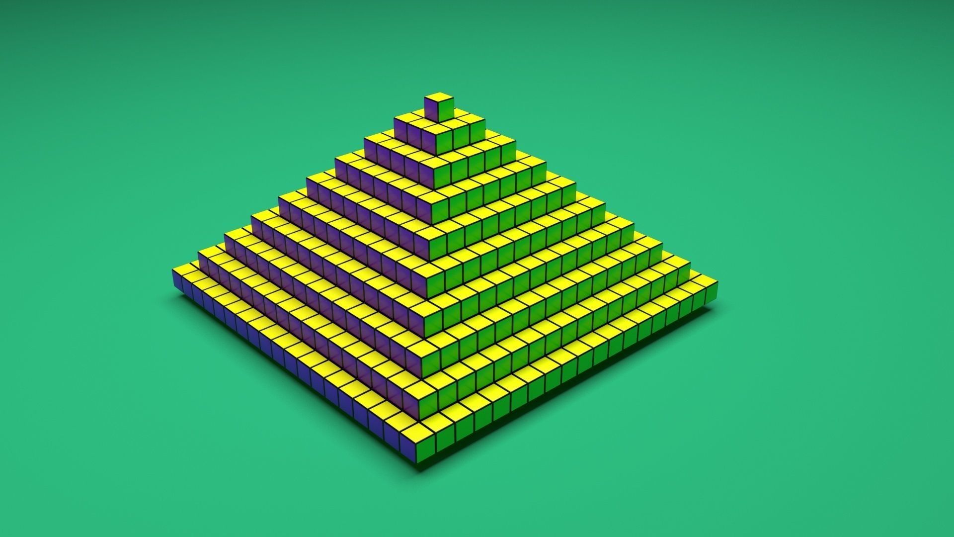 Rubiks Pyramid 3D model_24