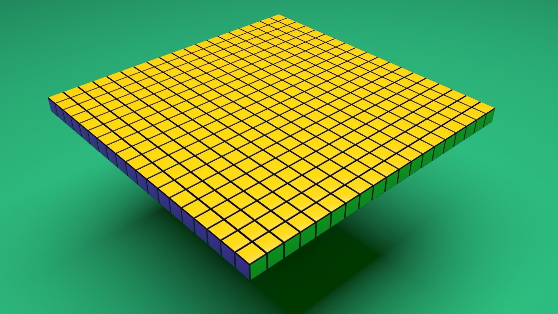Rubiks Pyramid 3D model_23