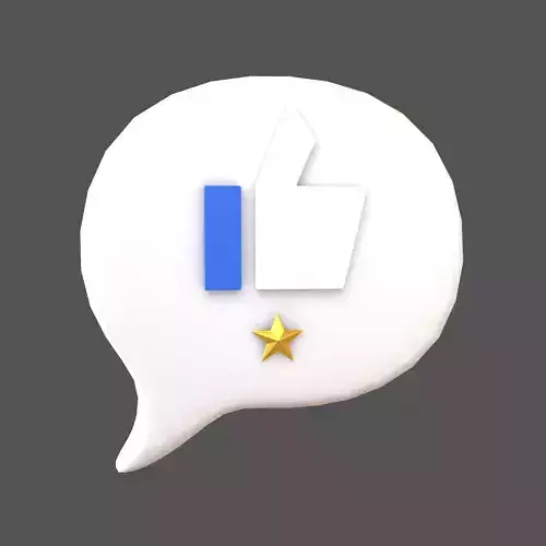 Rating One Star Bubble Icon V1 005