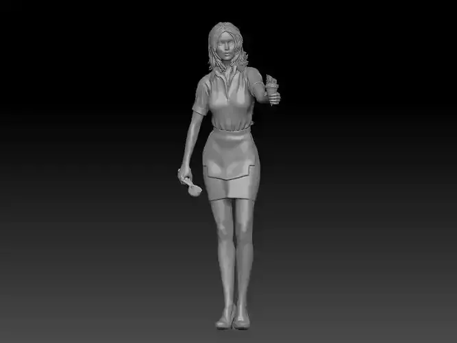 ICE CREAM SELLER GIRL 1